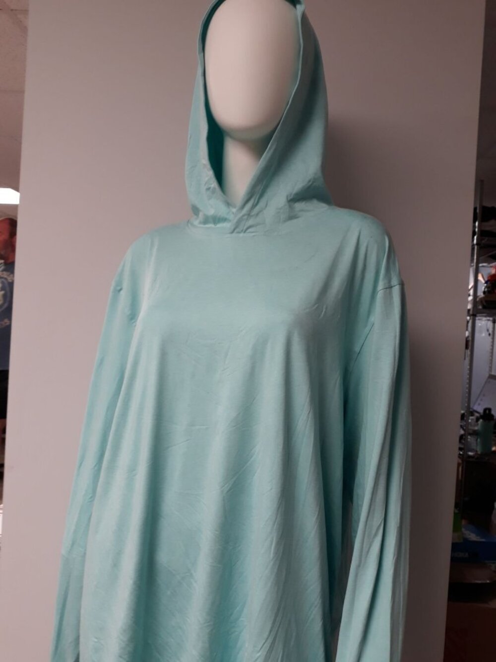 UPF 50 Women's Pull Over Shirt  Blue  Size XL NEW WITH TAGS! - Picture 2 of 5